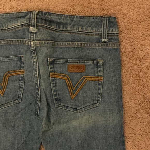VOLCOM Vintage Cropped Skinny Jeans, size 3 - Picture 6 of 6